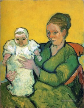  Mutter Kunst - Mutter Roulin mit ihrem Baby Vincent van Gogh
